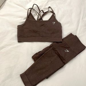 Gymshark Adapt Fleck Seamless Sports Bra & Leggings